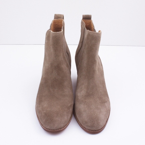 New MADEWELL The Regan Boot in Suede Wet Pebble - Picture 3 of 4